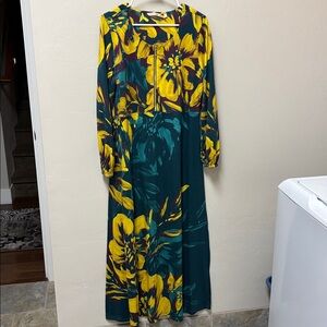 Soft surroundings floral maxi dress